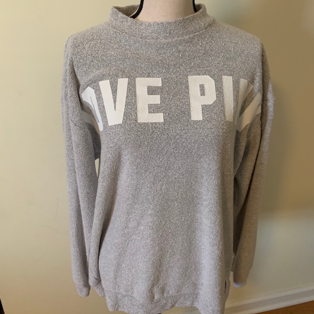Vs Pink grey sweater size m